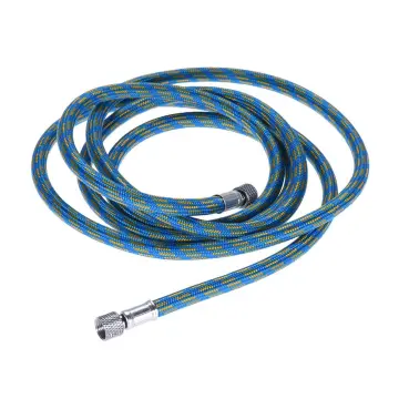 6 Foot Polyurethane Plastic Airbrush Hose with Standard 1/8 Size Fittings  on Both Ends 
