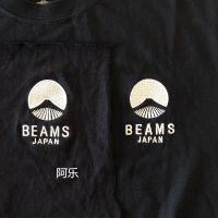 Original BEAMS JAPAN 2020SS Mount Fuji embroidery Taiwan cotton loose short sleeves