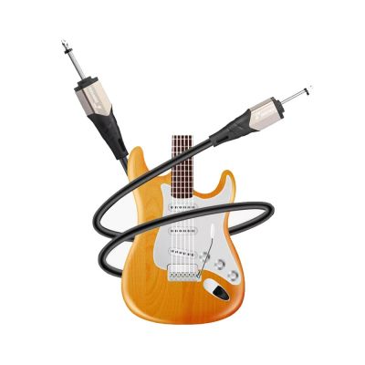 ‘【；】 INSPIREC5 Electric Guitar Cable Folk Acoustic Guitar Bass Instrument Universal Strong Noise Cancelling Cable/Audio Cable 3/6/10M