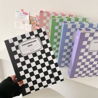 MINKYS Checkerboard Kawaii A5 Kpop Photocard Binder Photo Cards Collect Book Storage Album Hardcover Notebook Korea Stationery Note Books Pads