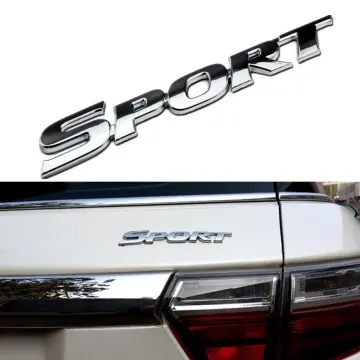 3D Car Sport Logo Sticker,Universal Car Sport Sticker,Car Side Fender Rear  Trunk Emblem Logo Badge Decals, Car Emblem, Sport Stickers for Car