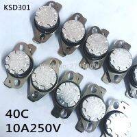 【☑Fast Delivery☑】 xasb1934 10ชิ้น Ksd301 40c Nc ไม่มี10a 250โวลต์ปกติปิดเปิด40องศาไม่มีฟิวส์สวิทซ์ควบคุมอุณหภูมิคงที่