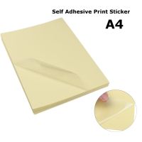 20pcs Clear Matte Adhesive Printer Paper A4 Self Adhesive Glossy Transparent Paper Label Sticker for Laser Printers