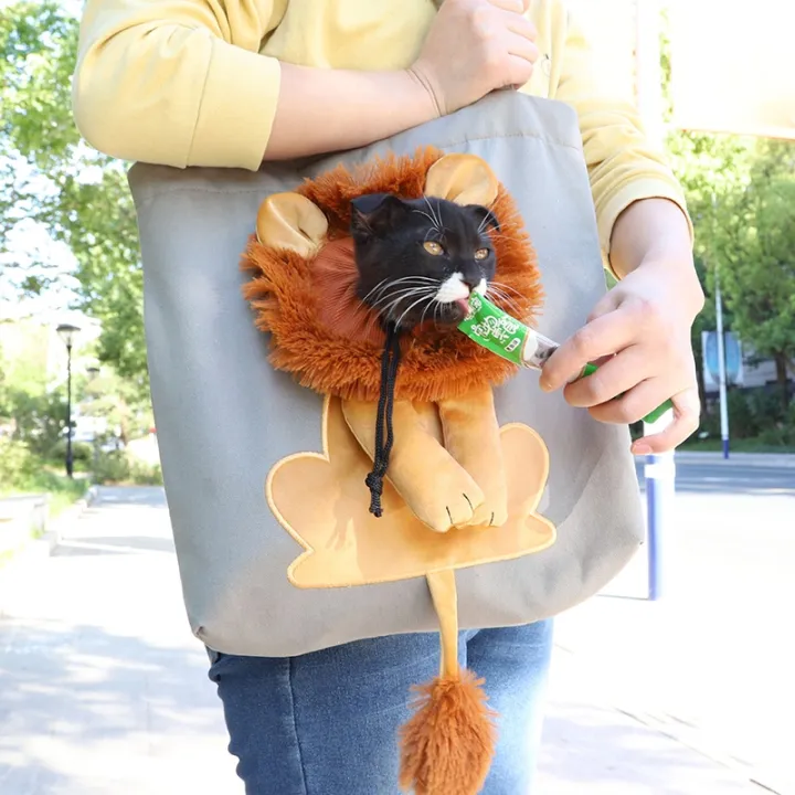 yohei-กระเป๋าสัตว์เลี้ยง-กระเป๋าแมว-สามารถปรับได้-น่ารัก-กระเป๋าหมา-กระเป๋าสะพาย-แบบพกพา-ระบายอากาศได้ดี