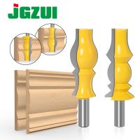 【DT】hot！ 2pc 1/2  Shank 12mm shank Large Reversible Molding 2 Bit Router Set knife Tenon Cutter for Woodworking Tools