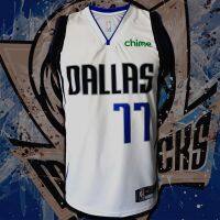 เสื้อบาส เสื้อบาสเกตบอล NBA ทีม Dallas Mavericks เสื้อทีม ดัลลัส แมฟเวอริกส์ #BK0044 รุ่น Association Luka Dončić#77 ไซส์ S-5XL