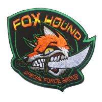 【CW】 Patches with hook back Metal Foxhound  special forces tactical patches for jacket