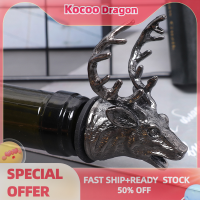 Kocoo Zinc Alloy Deer HEAD ไวน์เทสต์ขวดไวน์ที่ไม่ซ้ำกัน stoppers ไวน์บาร์เครื่องมือ