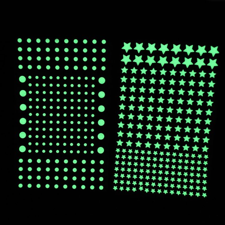 pvc-stars-moon-stickers-luminous-glow-in-the-dark-fluorescent-3d-wall-sticker-living-room-bedroom-decoration-for-kids-room-decal