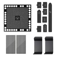 Aolion Host Dust Proof Cover Black Dust Proof Cover Mesh Filter Stopper Kit for X Box Series X,Game Console Anti-Dust Plugs Pack Protector Accessories