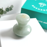 Natural Jade Gua Sha Mushroom กัวซาหยก - ทรงเห็ด กัวซาสำหรับนวดหน้าจากหินธรรมชาติบริสุทธิ์ 100% ตามตำรับแพทย์ศาสตร์จีนโบราณ