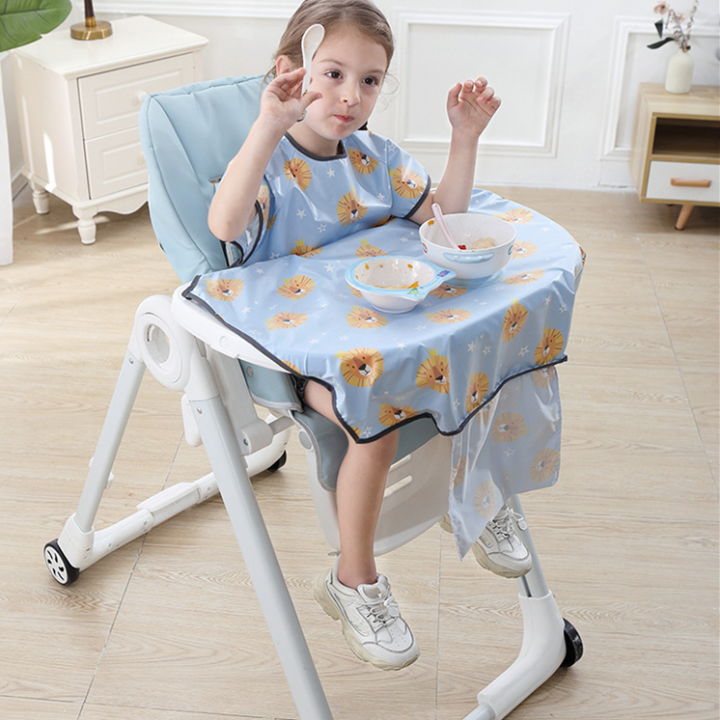 Newborns Bib Table Cover Baby Dining Chair Gown Waterproof Saliva Towel ...