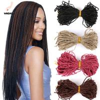 KDJFJEOFML 24Strands/Lot Long senegalse เปีย Zizi เกลียวถักเปีย ที่ต่อผม ผมถักโครเชต์สังเคราะห์ ดีไอวาย สีน้ำตาลสีน้ำตาลเข้ม กล่องถักเปียสี สำหรับรัสเซีย