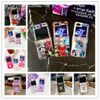 เคส Samsung Z พลิก5 Z พลิก4 Z 3เคสบางเฉียบมีสไตล์เคสเคส TPU กันกระแทกเคสป้องกันการตกสำหรับเด็กผู้หญิงผู้หญิงเข้ากันได้กับ Samsung Z พลิก5 4 3