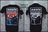 เสื้อยืดคอกลม สกรีนลาย OASIS