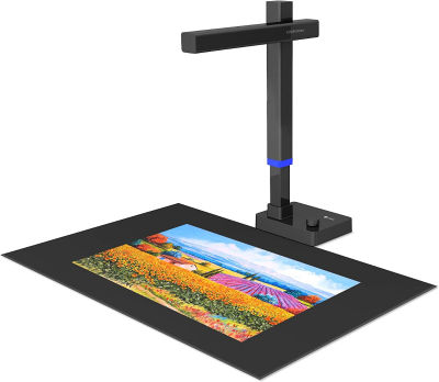 CZUR Shine Ultra Pro Scanner, 24MP Document Scanner, Max DPI 440, Portable USB Document Camera, A3 Large Format Book Scanner, Adjustable Height, Auto-Flatten & Deskew, Compatible with Windows & Mac OS