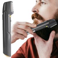 UangCH Professional Retractable Hair Trimmer For Men Grooming Washable Electric Beard Barbe Razor Body Back Clipper Remover Machine Tweezers Razors