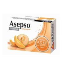 Asepso Vitaplus Melon Fresh สบู่อาเซปโซ วีต้าพลัส กลิ่นเมลอน เฟรช 70 กรัม 1 ก้อน 02052