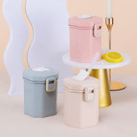 Portable Wheat Straw Leakproof Soup Container Sealed Thermal Cup Lunch Food Storage Container Insulated Breakfast Food Jar with Straw for Soup Milk Porridge Drinks