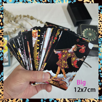 Classic Tarot ไพ่ทาโรต์พลาสติกคลาสสิกพร้อมกล่อง | ไพ่ทาโรต์สำหรับผู้เริ่มต้นพร้อมหนังสือคู่มือกระดาษ | พีวีซีกันน้ำกันรอยยับ | ขนาดใหญ่12X7ซม. | ไพ่ทำนาย | ไพ่ยิปซี ไพ่ออราเคิล ไพ่ยิบซี ไพ่ทาโร่ ไพ่ดูดวง ไพ่ทาโรต์ Tarot Card Deck