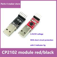 USB to Serial Port Module CP2102 Module USB to TTL STC Downloader UART Red Black