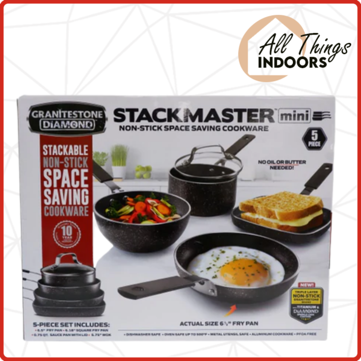 Stackmaster Cookware Set, 5pc Lazada PH