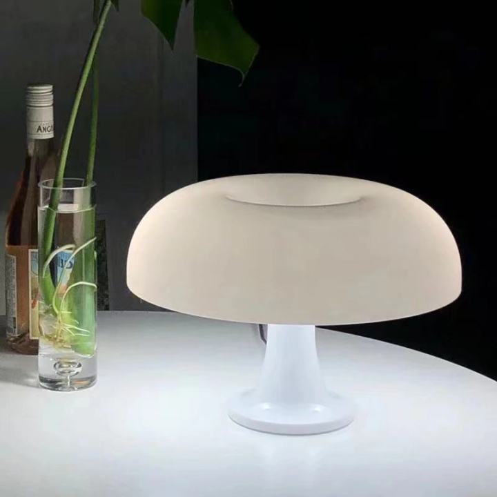 อิตาลีออกแบบ-led-เห็ดโคมไฟโรงแรมห้องนอนข้างเตียงห้องนั่งเล่นตกแต่งโคมไฟโคมไฟที่ทันสมัยเรียบง่ายโคมไฟตั้งโต๊ะ