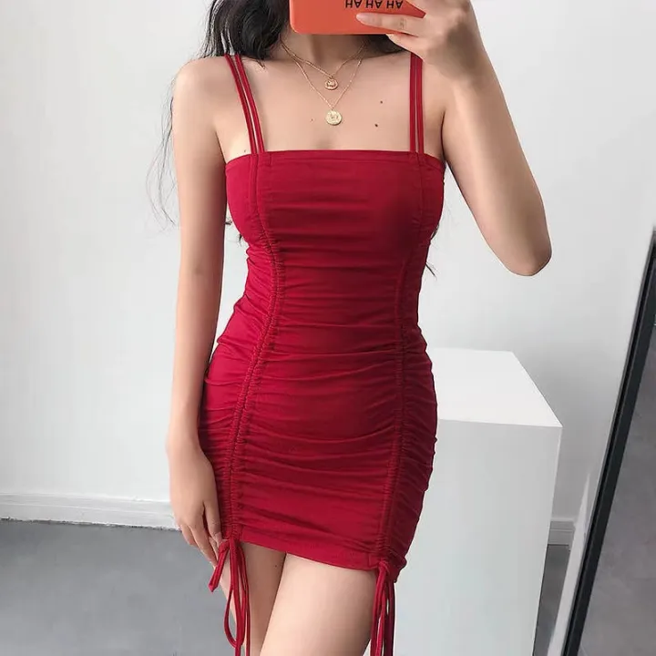 korean casual dress summer outfit for women sexy#2031 | Lazada PH