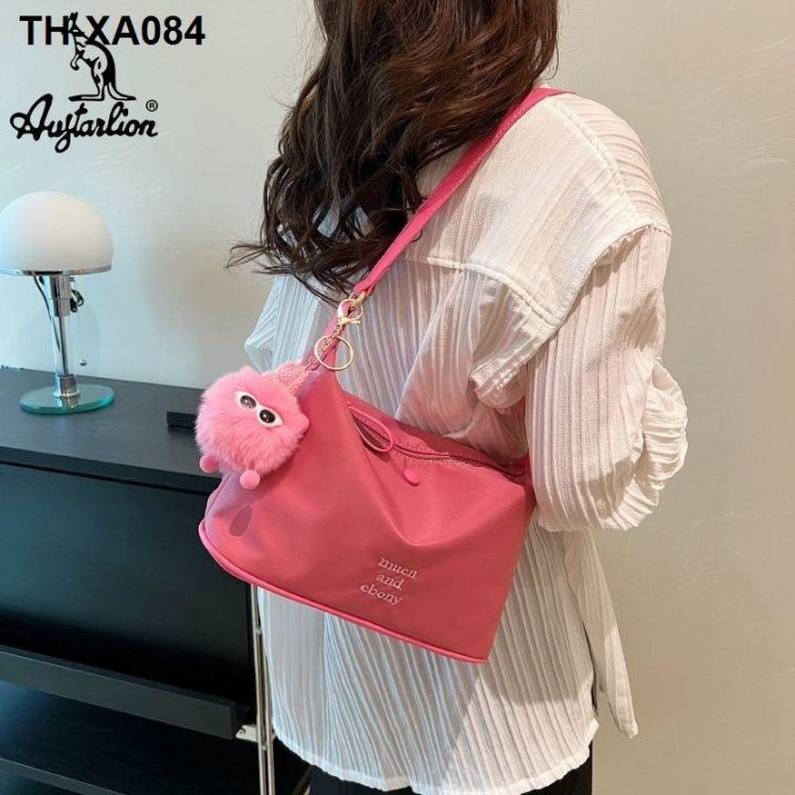 ผ้าใบไนลอนกระเป๋าผู้หญิงอินเทรนด์เกาหลี-อเนกประสงค์ไหล่-messenger-tote