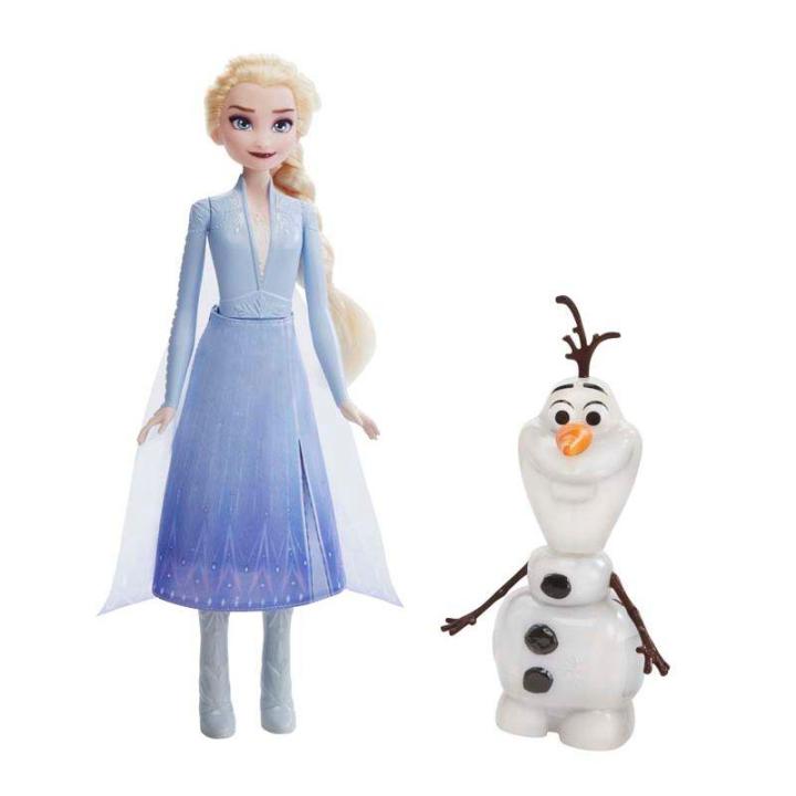 Big Sale Toys R Us Disney Frozen 2 ตุ๊กตาโอลาฟ แอนด์ เอลซ่า ทอล์ค แอนด์  โกลว์ (105476) | Lazada.Co.Th