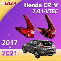 Honda CRV Cr-V ไฟท้าย 2017-2021 เสื้อ​ไฟท้าย ไฟท้าย​แต่ง ไฟท้ายไฟเบรค​ ไฟเลี้ยว Taillamp Taillight ไฟท้าย​ พร้อมทับทิม ไฟท้ายกันชนหลังสําหรับ​ ทับทิมในฝาท้ายไฟท้าย ไฟเบรก ไฟสัญญาณเตือน