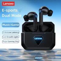 Original Lenovo GM6 TWS Wireless Bluetooth Headset Metal Diaphragm Subwoofer Game No Delay Noise Reduction Bluetooth Earphones Over The Ear Headphones