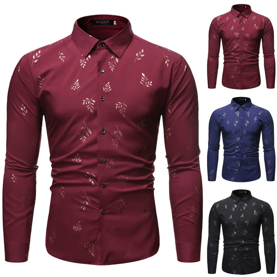 Dress Shirts for Men Men Fashion Spring Summer Casual Short Sleeve Turndown  Neck Printed T Shirts Top Men T Shirts Black at  Men's Clothing store