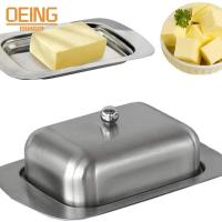 【CW】 Dish 304 Cheese Storage Tray with Lid Dinnerware