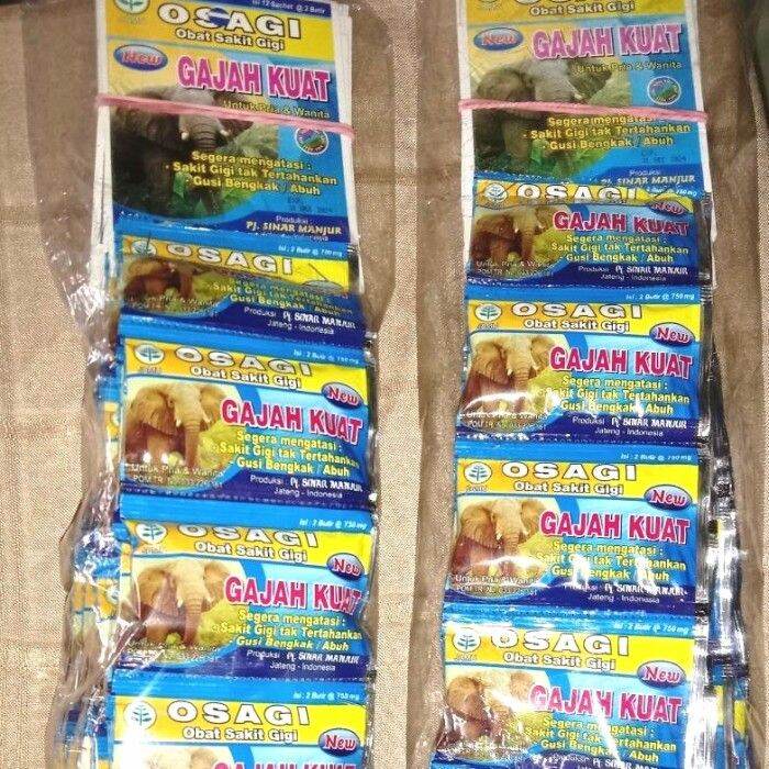 Osagi Obat Sakit Gigi Gajah Sachet Lazada Indonesia