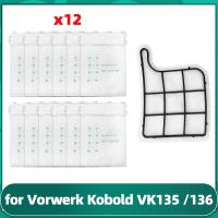 For Vorwerk Kobold VK135 /136 Vacuum Cleaner Dust Bag Motor Protection Filter Accessories Spare Part Replacement