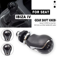 6ความเร็ว MT เกียร์รถ SHIFT KNOB สำหรับ SEAT Ibiza IV (6J) 2009 2010 2011 2012 2013 2014 2015 2016 2017 Shifter LEVER Stick ปากกาแขน