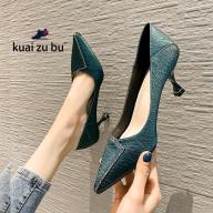 kuai zu bu Free Shipping Miễn phí vận chuyển Giày cao gót của phụ nữ gót thumbnail