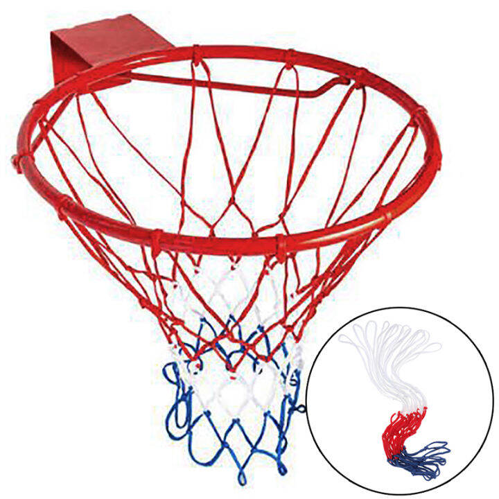 💖New Production💖 Standard Basketball Net Nylon Hoop Goal Standard Rim