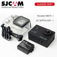 SJCAM ของแท้กล้องแอคชั่นแคมเมรา Wifi SJ4000 2.0นิ้วหน้าจอ LCD 2K 30FPS 170องศาดำน้ำลึก30เมตรกล้องวีดีโอกันน้ำกีฬา DV