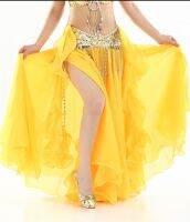 hot【DT】 2022 New  Belly Dancing Skirt Woman Split Gypsy Spanish Flamenco Ethnic Performance Costumes