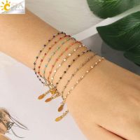 【CW】 CSJA Luxury for Woman Color Chain Beads Ladies 2022 Jewelry Pulseira S570