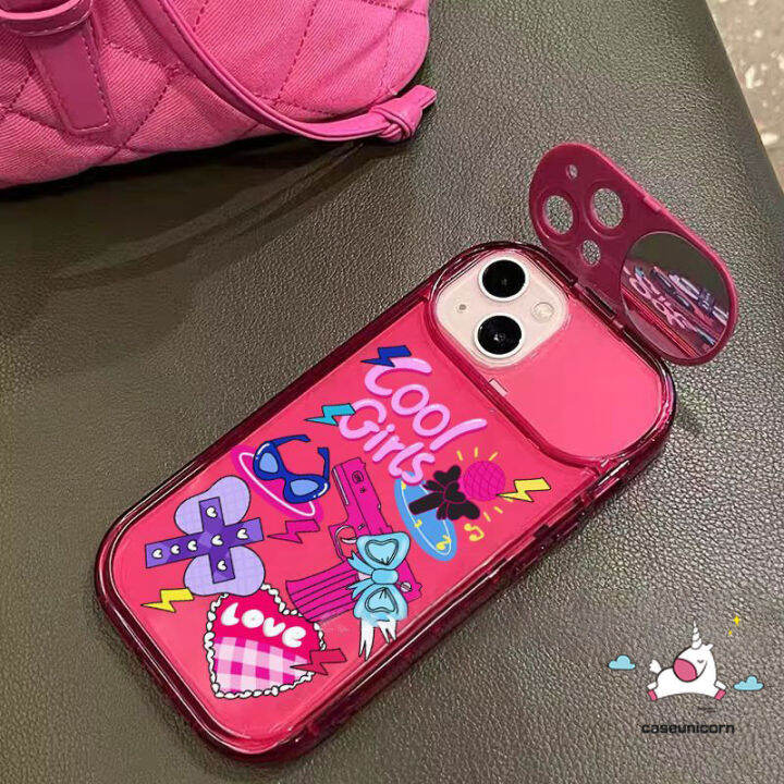 เคสโทรศัพท์-kaca-rias-ฝาพับใช้ได้กับ-iphone-11-14-12-13-pro-max-7-8-plus-xr-14-plus-x-xs-max-se-2020เคสนิ่มสติ๊กเกอร์กราฟิตี้ลายการ์ตูนน่ารักตลก