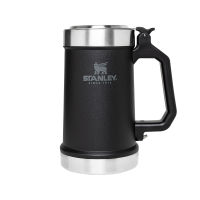 Stanley แก้วเบียร์เก็บความเย็น/มีฝาปิด รุ่น CLASSIC BOTTLE OPENER BEER STEIN  24 OZ MATTE BLACK