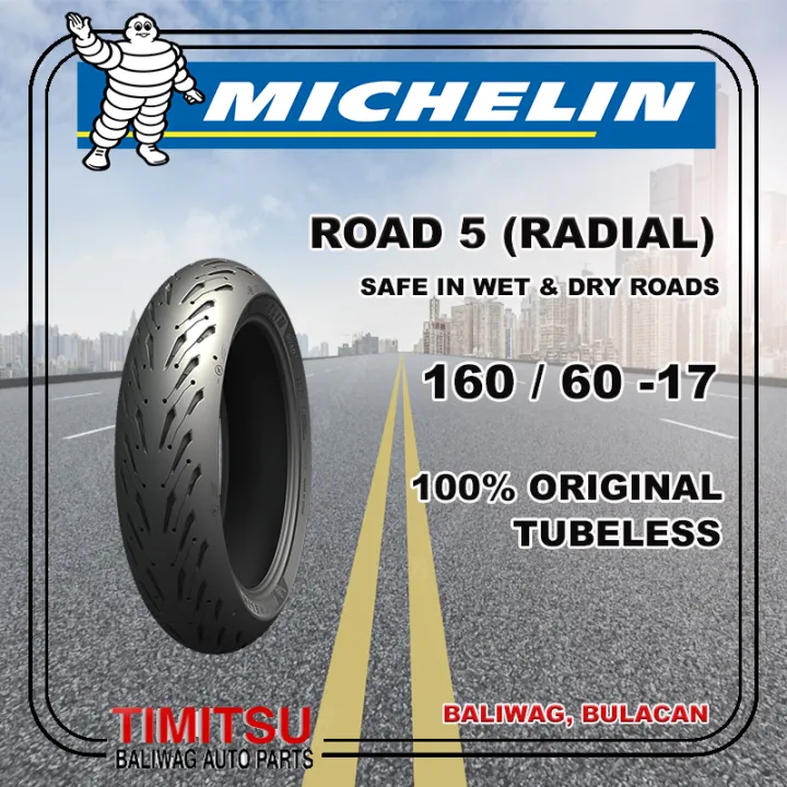 160 60 17 Road 5 160 60 R17 160 60 Zr 17 Road 5 Tubeless Michelin Lazada Ph