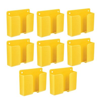 8PCS Wall Mount Holders Self-Adhesive Remote Control Plug Holder for Home Bedroom Bedside Wall
