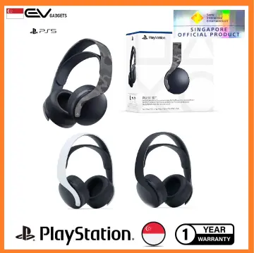 Official Sony Pulse 3D Wireless Headset for PS4 PS5 PSVR [ Midnight BLACK ]  NEW