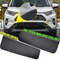 2x กันชนหน้าพ่วงตะขอปก53285-0R120 53286-0R120สำหรับโตโยต้า RAV4 2019-2022ขวาซ้ายลากจูงรถพ่วงหมวกผูกปมชิ้นส่วนรถยนต์