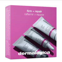 Dermalogica firm + repair kit เซ็ตผลิตภัณฑ์ขนาดพกพา 3 ชิ้น สำหรับผู้ที่มีความกังวลเรื่องริ้วรอย ความหย่อนคล้อย