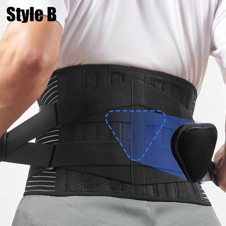 Adjustable Retractable Waist Back Support Belt With Thickening Lumbar